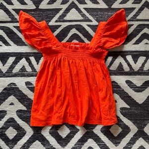 Crewcuts / J Crew Girl’s Flutter Sleeve Top